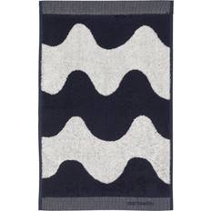 Marimekko Textiles Marimekko Baño Lokki Azul Oscuro-Blanco 30x50 cm Toalla de Invitados Azul, Blanco (50x50cm)