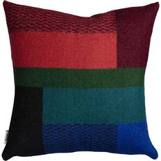 Røros Tweed Røros Tweed Mikkel Coussin de Décoration Complet Bleu, Vert, Rouge (50x50cm)