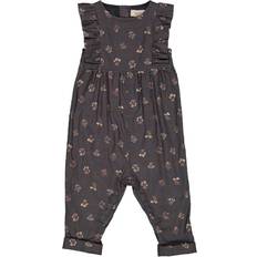 Schwarz Playsuits Wheat Flowers Milia Romper mo mo