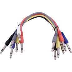 Kabel 6.3 jack Omnitronic cable 6.3 Patchcord stereo