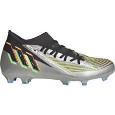 Grün - Herren Fußballschuhe Adidas Predator Edge .3 FG Beyond Fast Silver/Svart/Grön Gräs (FG)