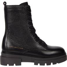 Nainen - Valkoinen Nilkkurit Tommy Hilfiger Monochromatic Lace Up Boot - Black