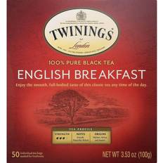 Twinings 100% Pure Black Tea English Breakfast 50 Tea