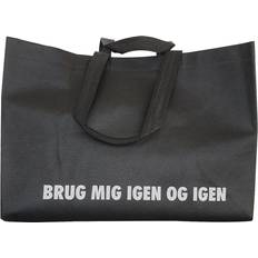 Shoppingbag Shoppingbag 17 ltr. 350x170x245 mm PP Non-woven 60g 100% genbrug sort (100 stk