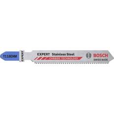 Bosch Accessories 2608900562 EXPERT ‘Stainless Steel’ T 118 EHM jigsaw blade, 3 pieces 3 pc(s)