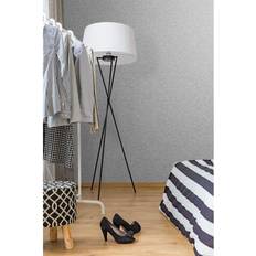 Wallpapers Boutique Charcoal Horizon Textured Plain Wallpaper