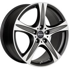 Ronal R55 SUV MATT BLACK FRONT CUT 8,5x18