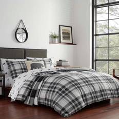 Eddie Bauer Coal Creek Bedspread White, Black (218.4x160cm)