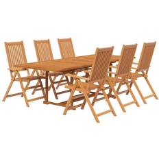 vidaXL 3079641 Matgrupp, 1 Bord inkl. 6 Stolar