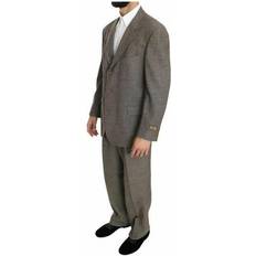 XXS Dresser Fendi Brown Wool Regular Single Breasted Suit