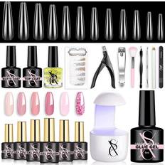 Gel nail kit SXC Nail Polish Gel X Nail Kit 31-pack