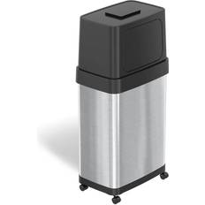 Trash can with wheels itouchless 18 Gal. Bin Trash Can