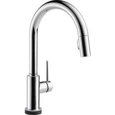 Single Handles Kitchen Faucets Delta Trinsic 9159T-DST Gray