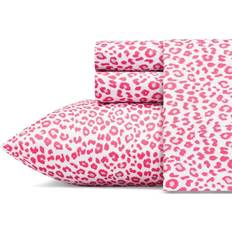 Lakan Underlakan på rea Betsey Johnson Leopard Underlakan Rosa (243.8x205.7cm)