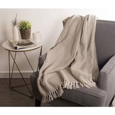 Design Imports Diamond Blankets Brown (152.4x127cm)
