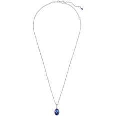 Pandora Collane Pandora Sparkling Statement Halo Pendant Necklace - Silver/Blue/Transparent