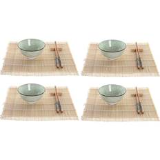 Dkd Home Decor Orientalsk Sushi-sæt Køkkenudstyr 16stk