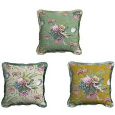 Dkd Home Decor Shabby Chic Komplett dekorationskudde Grön, Gul, Vit (45x45cm)