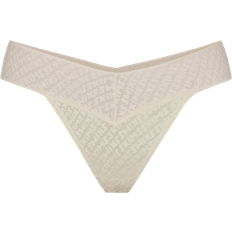 SKIMS Logo Mesh Thong