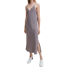 Calvin Klein Slip Dresses Kleider Calvin Klein Slim Midi Slip Dress