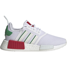 adidas Junior NMD_R1 - Cloud White/Off White/Green