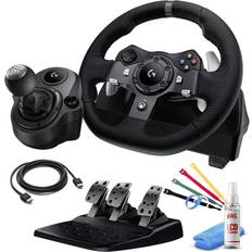 Xbox One Wheels & Racing Controls Logitech G920 Racing Wheel and Pedals For PC, Xbox X with Shifter