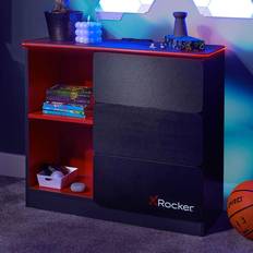 X-Rocker Gamingstolar X-Rocker Carbon-Tek Gaming Storage Sideboard With Drawers, Shelves And Leds