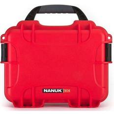 Rosso Custodie per Trasporto e Borse Portaoggetti Nanuk Case Red Interior dimensions = 8.4x6.0x3.7(904-0009)