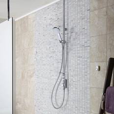 Silver Shower Rail Kits & Handsets Aqualisa Showers iSystem Silver