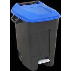 Blue Waste Disposal Sealey BM100PB Refuse/Wheelie Bin with Foot