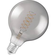 Osram E27 Leuchtmittel Osram Vintage 1906 LED E27 Globe Filament Smokey 125mm 7.8W 360lm 818 Extra Warm White Dimmable