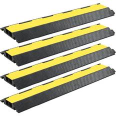 vidaXL Kabelskydd 4 st 2 kanaler gummi 101,5 cm