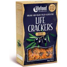 Fødevarer Lifefood Crackers Oliven RAW