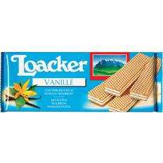 Economico Biscotti Loacker Classic Vanille Wafer Con 3 Strati di Cialde Farcite con Crema 100% Vaniglia Bourbon Merenda e Snack 1 Confezione da 175g