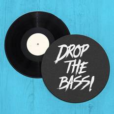 Drop The Bass Record Player Slip Mat