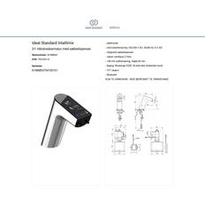 Berøringsfri armatur sort Ideal Standard Intellimix berøringsfri