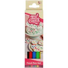 Gul Kagedekorationer Funcakes Edible Pens Set Kagedekoration