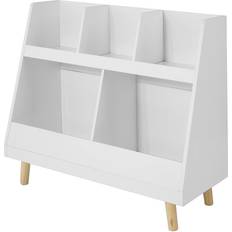 SoBuy® KMB19-W, Children Kids Bookcase Book Shelf Storage Rack