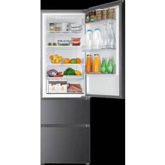 Haier Black - Fridge above Freezer Fridge Freezers Haier HTR3619ENPB 60/40 Total Black