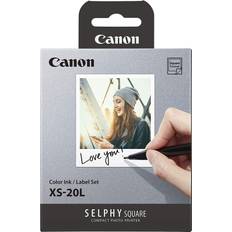 Xs20 Canon SELPHY Color Ink/Label XS-20L Set 20 Sheets #4119C001