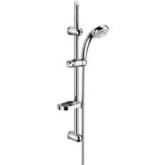 Plata Kits de rieles de ducha y alcachofas SCHÜTTE Shower Rail Set Plata