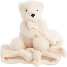 Valkoinen Täkit NatureZoo Polar Bear Cuddle Blanket White 0 6 years