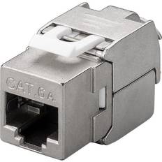 Cat 6a slim Goobay Keystone module RJ45 CAT 6A STP 10m