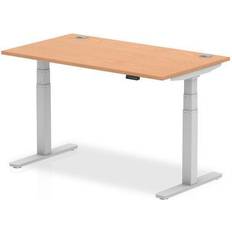 Yes (Electric) Writing Desks Dynamic Air 1400/800 Oak Height Adjustable Desk with Writing Desk