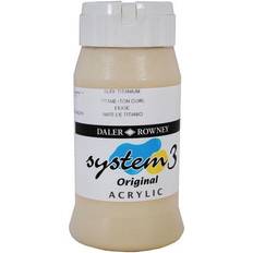 Daler Rowney Acrylic Paints Daler Rowney System 3 Acrylic Paint 500ml Buff Titanium