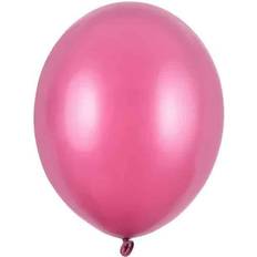 PartyDeco Pink balloner metallic 10 Stk