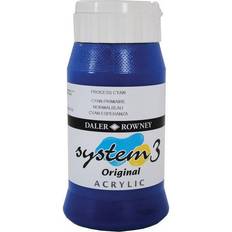 Daler Rowney Acrylic Paints Daler Rowney System 3 Acrylic Paint Process Cyan (500ml)