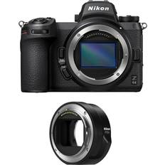 Nikon Digital Cameras Nikon Z 6II Mirrorless Digital Camera Bundle Mount Adapter FTZ II