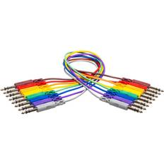 Trs cable Hosa CSS-830 1/4-inch TRS 1/4-inch TRS Cable 8-pack