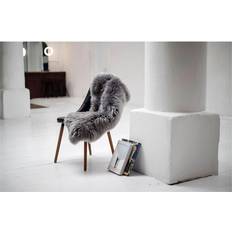 Bleu Peaux de mouton Native Natural Large Sheepskin Bleu, Gris